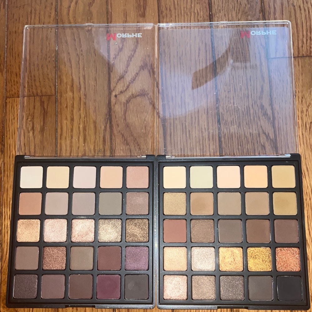 Morphe 25A and 25B limited edition very lightly used/swatched pallete bundle